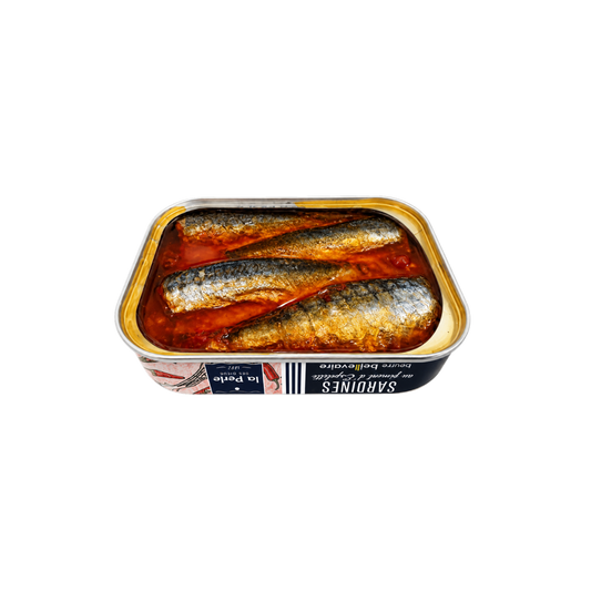 Sardinen in Fassbutter mit Piment d’Espelette | La Perle des Dieux | Frankreich