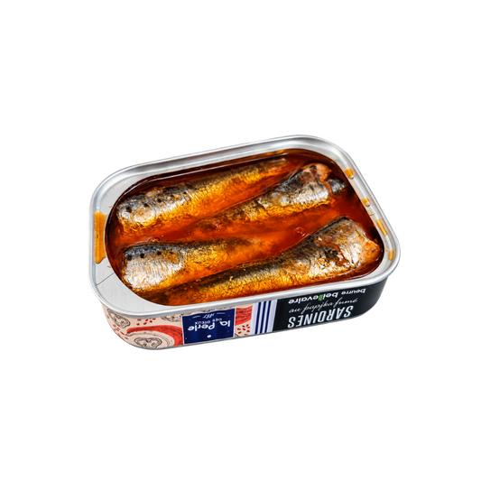 Sardinen in Fassbutter mit geräuchertem Paprika| La Perle des Dieux | Frankreich