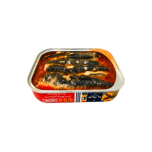 Sardinenfilets | paprika und chili | La Perle des Dieux | Frankreich
