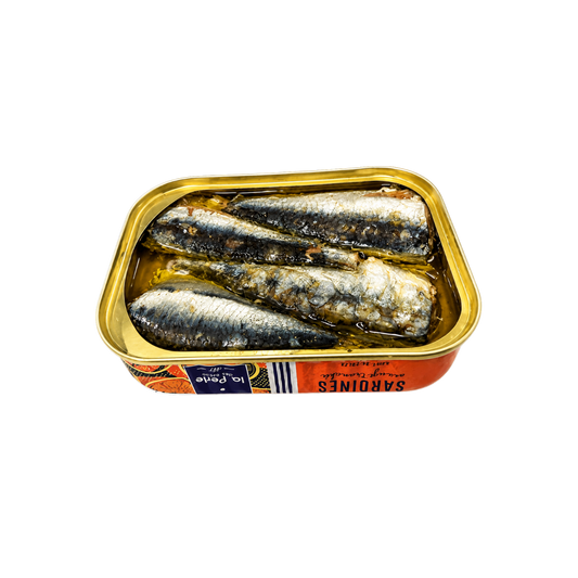 Sardinen in Rapsöl | frischer Orange | La Perle des Dieux | Frankreich