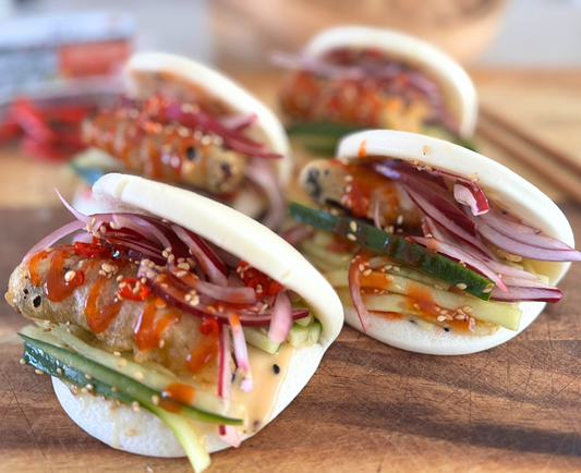 🥢 Bao Buns mit knusprigen Sardinen – ein Bissen, der knallt! 💥🔥