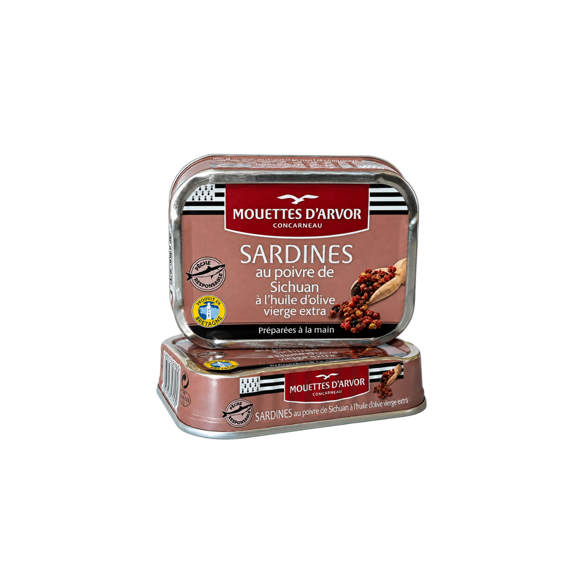 Sardinen mit Szechuanpfeffer | Les Mouettes d’Arvor | Concarneau | Frankreich