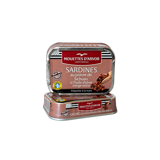 Sardinen mit Szechuanpfeffer | Les Mouettes d’Arvor | Concarneau | Frankreich