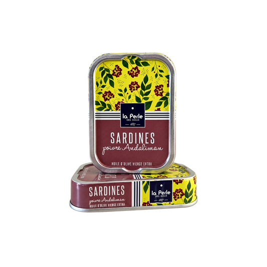 Sardinen mit Andaliman-Pfeffer | La Perle des Dieux | Frankreich