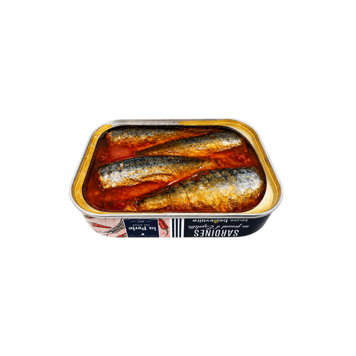Sardinen in Fassbutter mit Piment d’Espelette | La Perle des Dieux | Frankreich