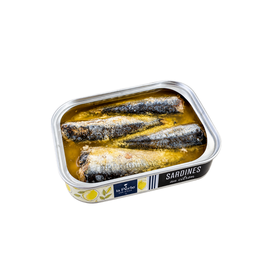 Sardinen in Fassbutter mit Zitrone | La Perle des Dieux | Frankreich