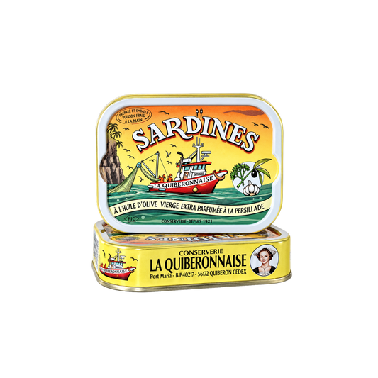 Sardinen mit Petersilie und Knoblauch | La Quiberonnaise | Quiberon | Frankreich