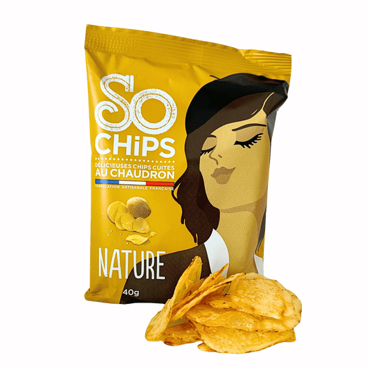 Chips Natur | 40g | SO CHIPS | Frankreich