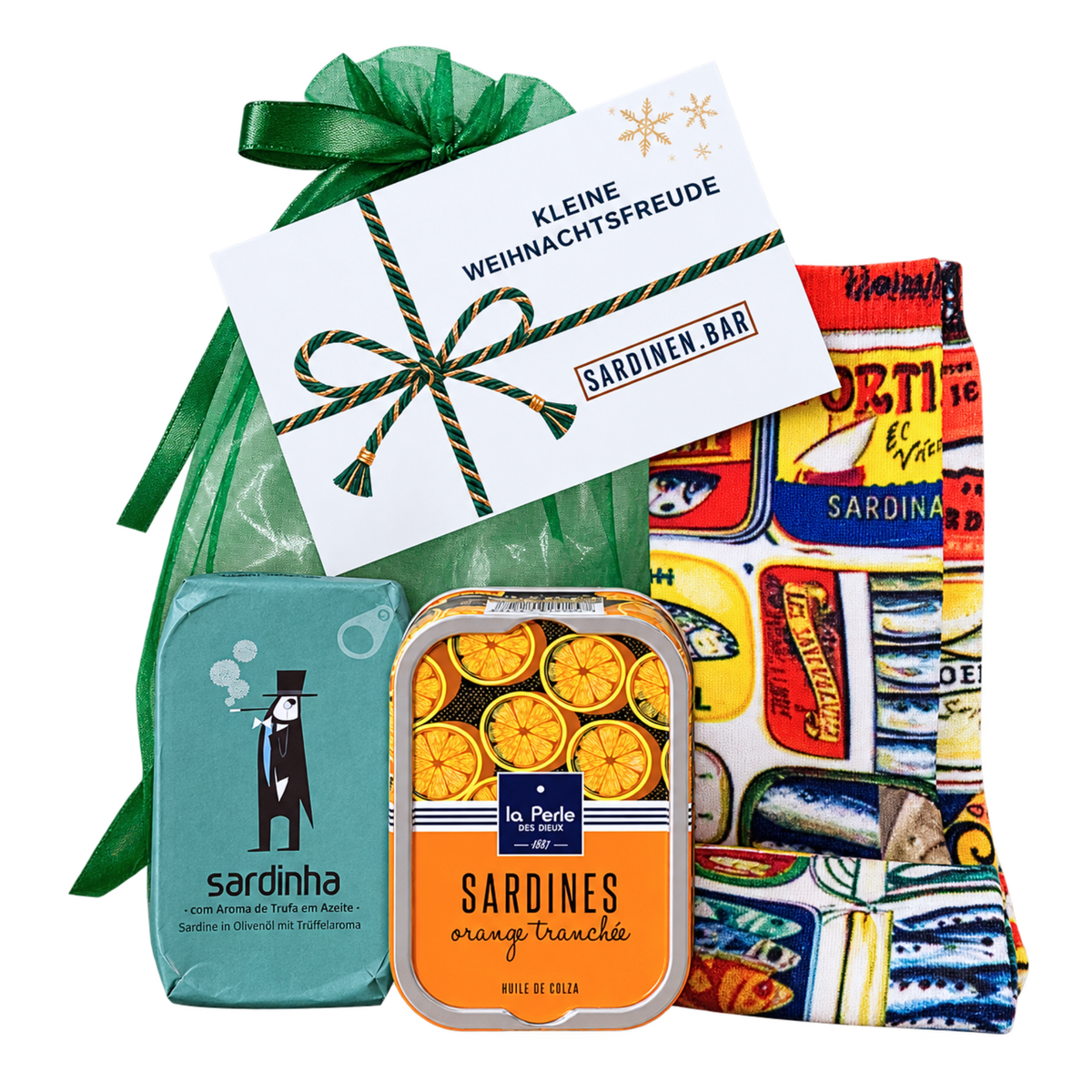 Kleine Weihnachtsfreude – Sardinen & Socken