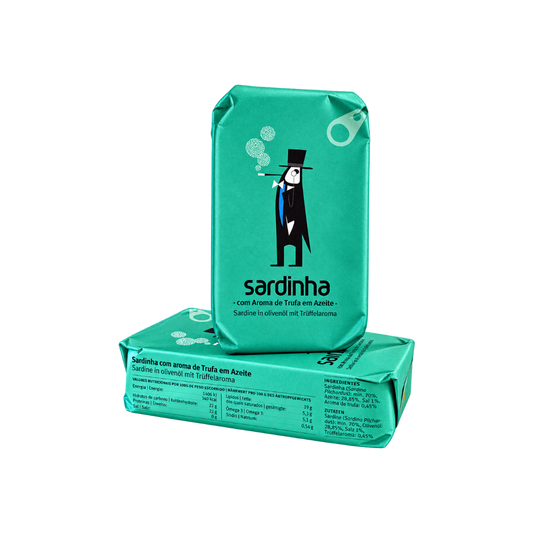 Sardinen | Olivenöl mit Trüffelaroma  | Sardinha | Portugal