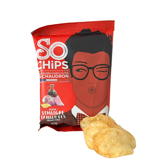 Chips Vinegar & shallots | 40g | SO CHIPS | Frankreich